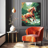 Painting by Numbers Horse Galloping